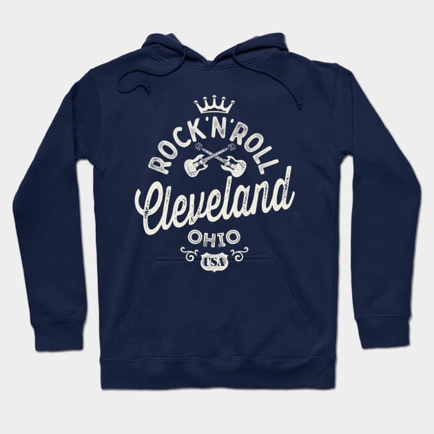 Cleveland Rock And Roll Hoodie by Designkix